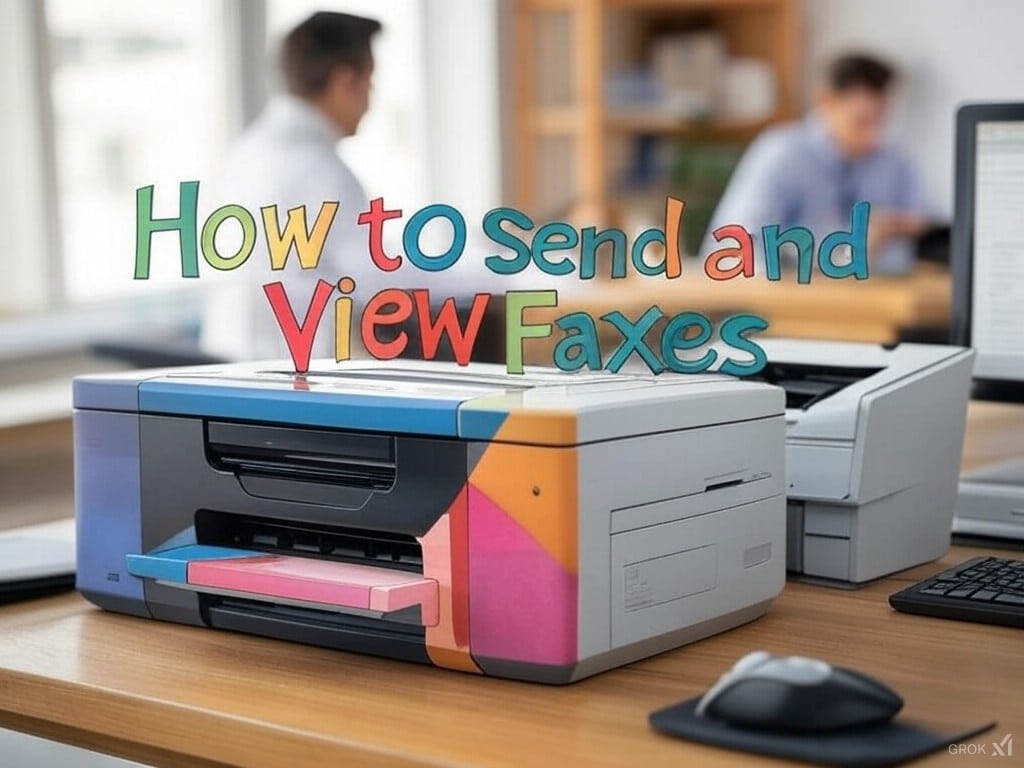 How to Send and View Faxes